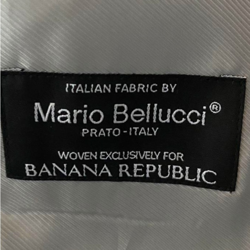 NEW Banana Republic Italian Melton Car Coat  Light Gray ◻️ Petite Large - Picture 5 of 8